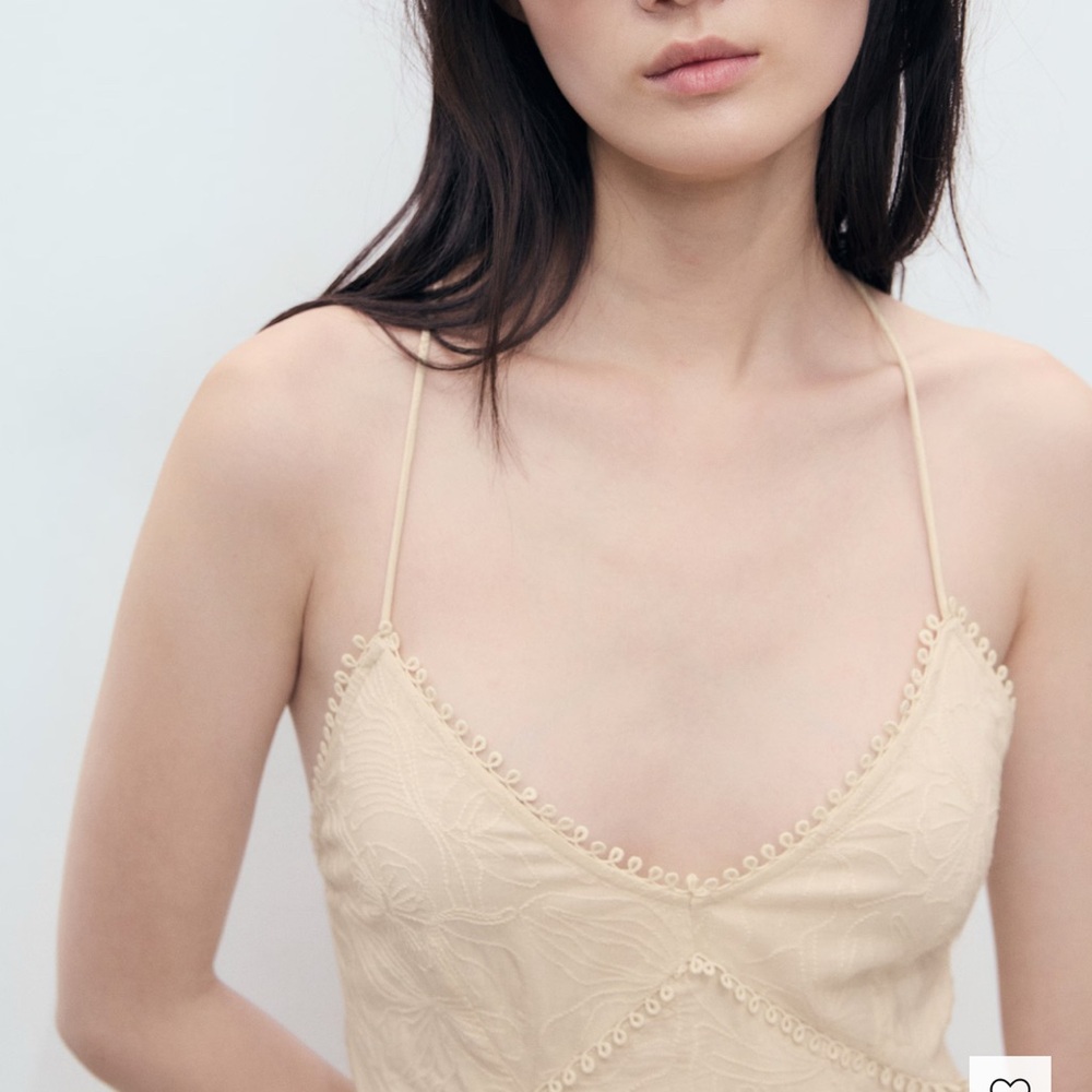 Mango Cream Maxi Dress - Picture 5 of 13